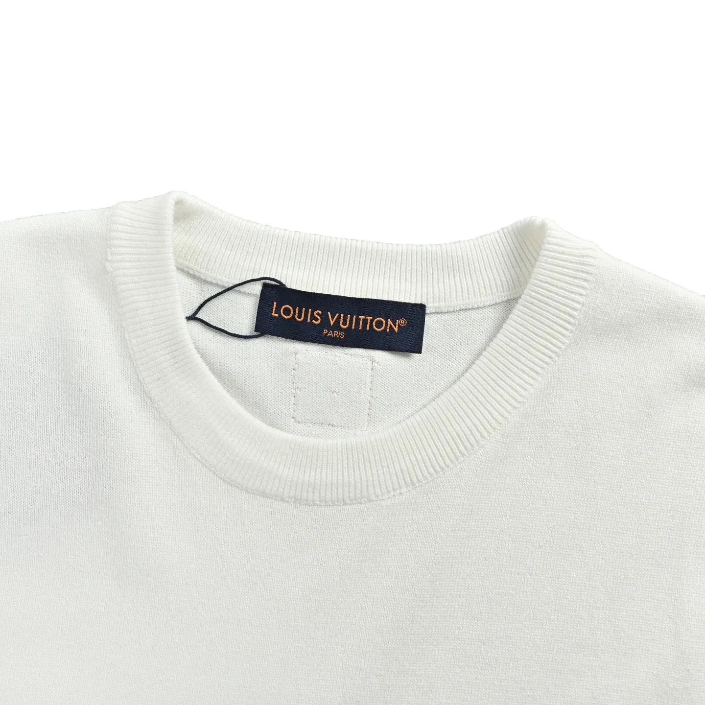Louis Vuitton/Louis Vuitton fox letter embroidered knitted short sleeves